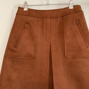 Loft suede skirt